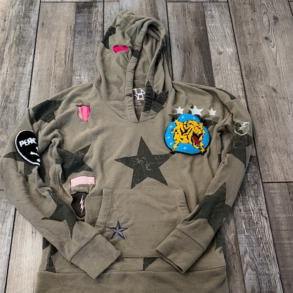 Chaser Star Sweatshirt with Patches